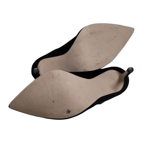 Carvel by Kurt Geiger Black Suede Pearl Pumps 39 - Picture 8 of 8